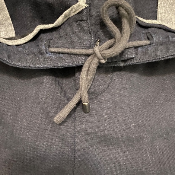 Vince Linen Blend Black Shorts Size 36 - Picture 5 of 10